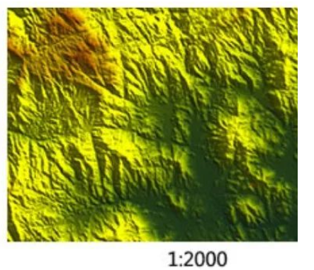 飛燕遙感案例比例尺為1比2000的數字高程模型DEM成果.png