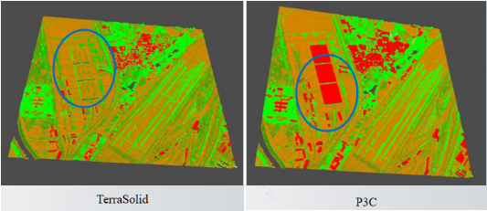 激光點云數據處理軟件P3C與其他軟件對比