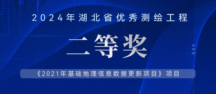 獲獎案例丨2024年湖北省優秀測繪工程二等獎